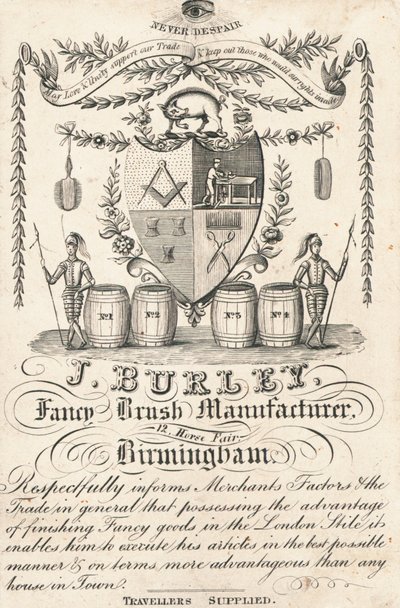 Handelskarte, J Burley von English School