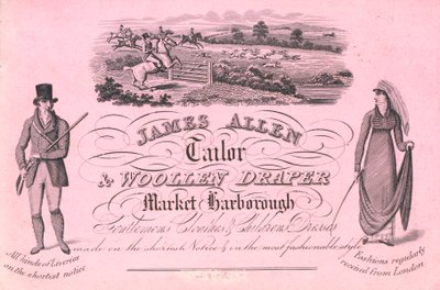 Handelskarte, James Allen von English School