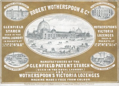 Handelskarte, Robert Wotherspoon & Co von English School