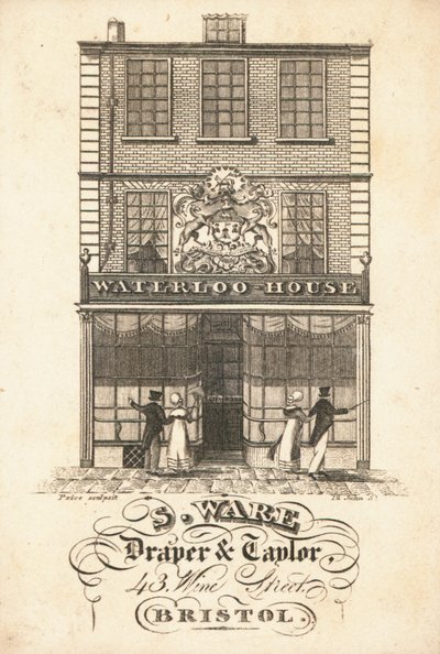 Handelskarte, S Ware von English School
