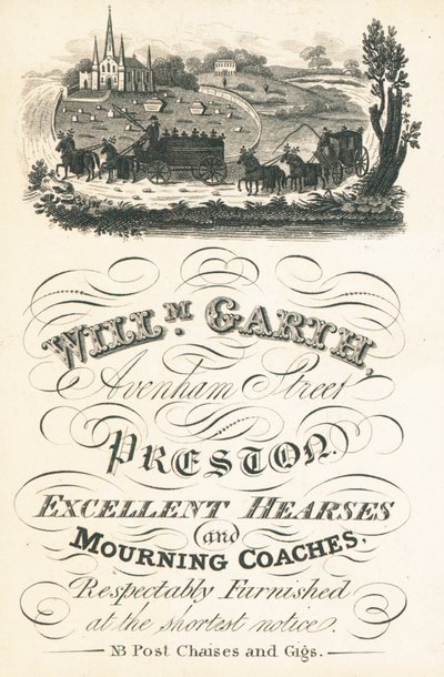 Handelskarte, William Garth von English School