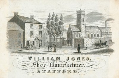 Handelskarte, William Jones von English School