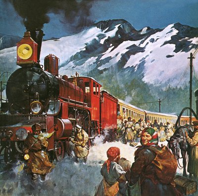 Transsibirische Eisenbahn von English School