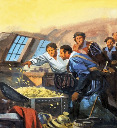 Schatztruhe von English School