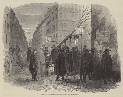 „Baum der Freiheit“, gefällt in Paris (Stich) von English School