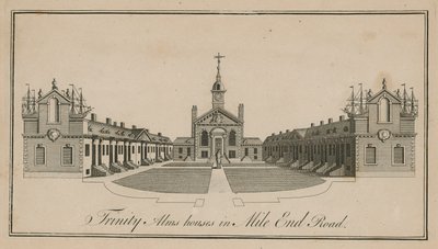 Trinity Armenhäuser in Mile End Road von English School