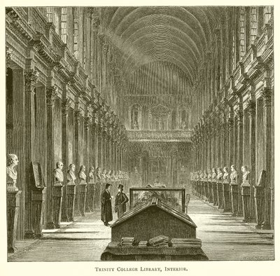 Bibliothek des Trinity College, Innenansicht von English School