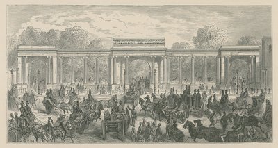 Triumphbogen, Hyde Park Corner, London von English School