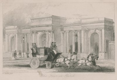 Triumphbogen, Eingang zum Hyde Park, London: Die Vierspänner von English School