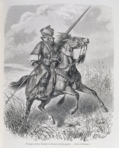 Reiter der Leibwache des Scheichs von Bornu, aus 