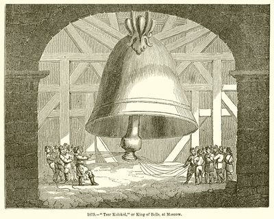 Zar Kolokol, oder König der Glocken, in Moskau von English School