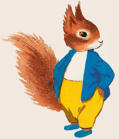 Tufty, das Verkehrssicherheitseichhörnchen von English School