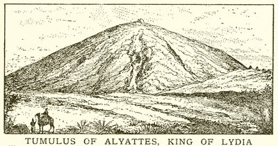 Tumulus von Alyattes, König von Lydien von English School