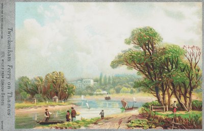 Twickenham-Fähre auf der Themse von English School