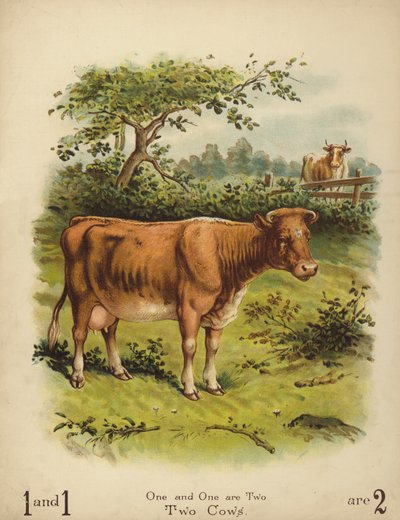 Zwei Kühe von English School