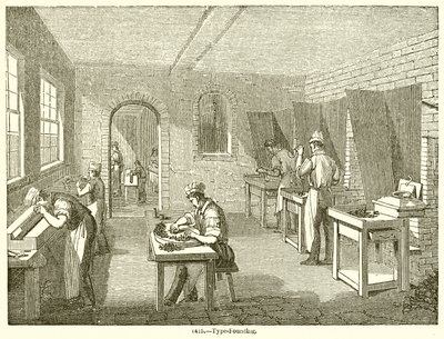 Schriftgießerei von English School