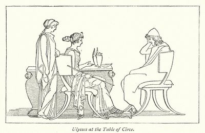 Odysseus am Tisch der Circe von English School
