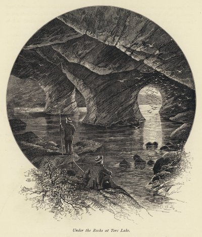Unter den Felsen am Torc-See (Stich) von English School