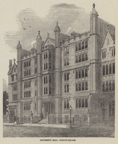 University Hall, Gordon-Square (Stich) von English School