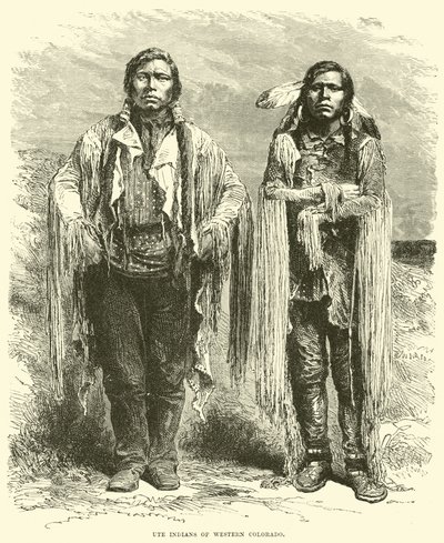 Ute-Indianer aus West-Colorado von English School