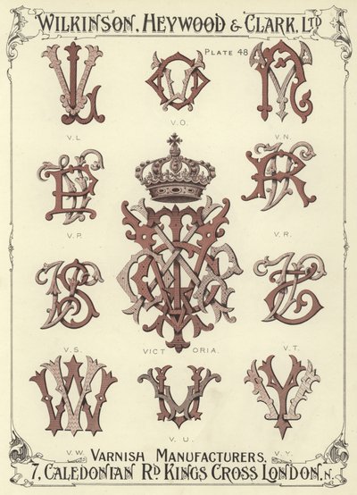 VL, VO, VN, VP, Victoria, VR, VS, VT, VW, VU, VY von English School