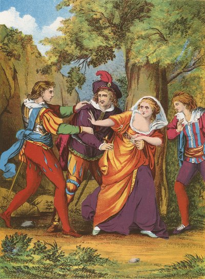 Valentine, Proteus, Silvia und Julia von English School