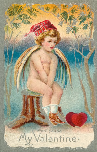 Valentinstagskarte von English School