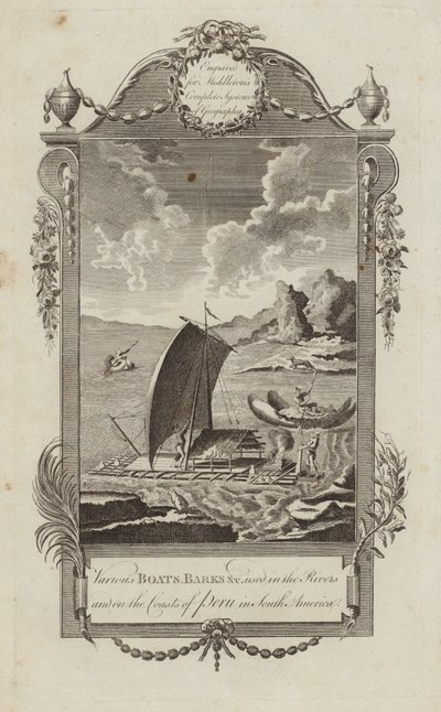 Verschiedene Boote, Barken von English School