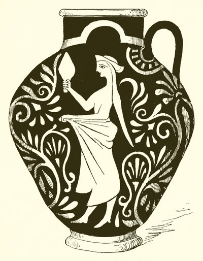 Vase von English School