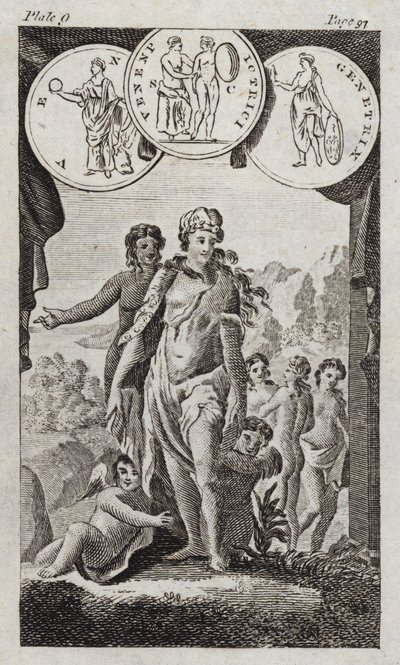 Venus (Gravur) von English School