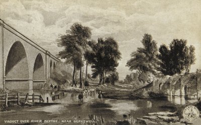 Viadukt über den Fluss Blythe, in der Nähe von Berkswell von English School