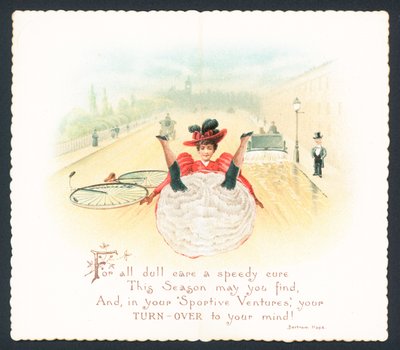 Viktorianische Weihnachtskarte von English School