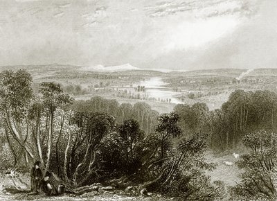 Blick von Pfaffenhofen, nahe Wien von English School