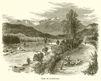Ansicht von Lochnagar von English School