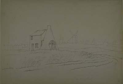 Ansicht in der Nähe von Nine Elms, Vauxhall, ca. 1810 von English School