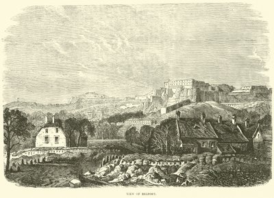 Ansicht von Belfort, Oktober 1870 von English School