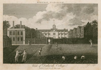 Ansicht des Dulwich College, London von English School