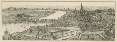 Ansicht von London zur Zeit von König Heinrich VIII von English School