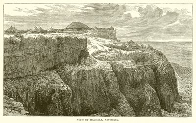 Ansicht von Magdala, Abessinien von English School