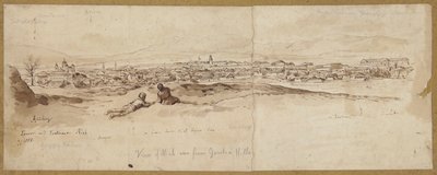Blick auf Nis von den Goritza-Hügeln, Serbien von English School