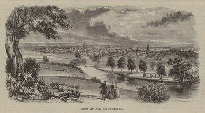 Ansicht von Old Manchester (Gravur) von English School