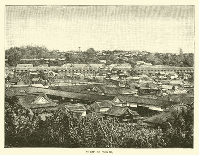 Blick auf Tokio von English School