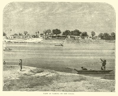 Blick auf Yamina am Niger von English School