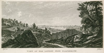 Ansicht des alten London von Blackheath von English School