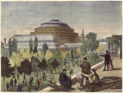 Blick auf die Gartenbauausstellung von English School