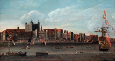 Ansicht des Turms, ca. 1700 von English School