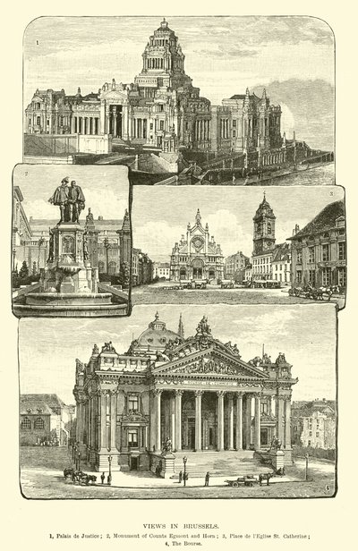 Ansichten in Brüssel von English School