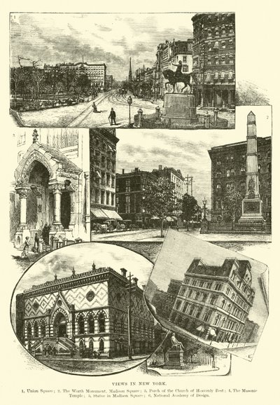 Ansichten in New York von English School