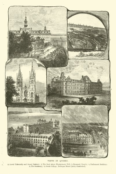 Ansichten in Quebec von English School