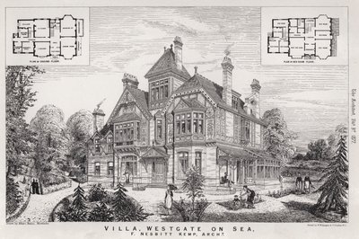 Villa, Westgate on Sea (Gravur) von English School